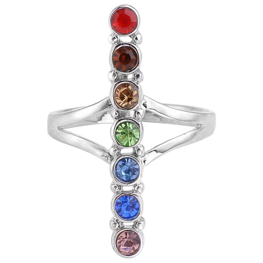 Bague 7 Chakras Argent Chakrastique