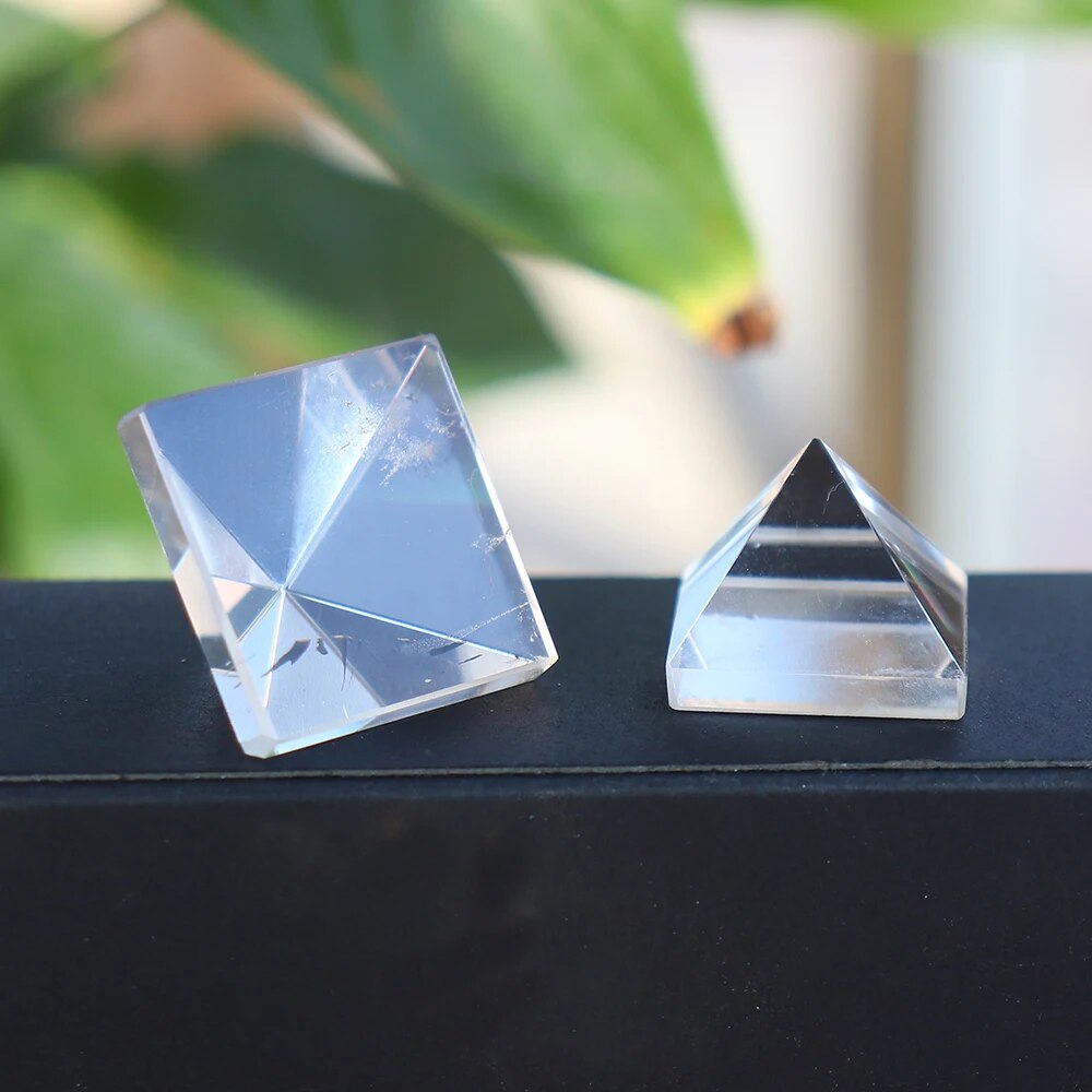 Pyramide Quartz Transparent Reiki & Décoration