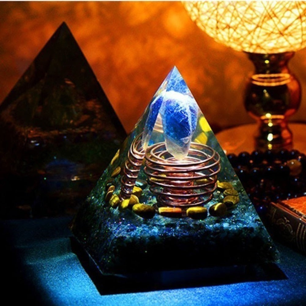 Orgonite Pyramide Tour d’Énergie Spirituelle