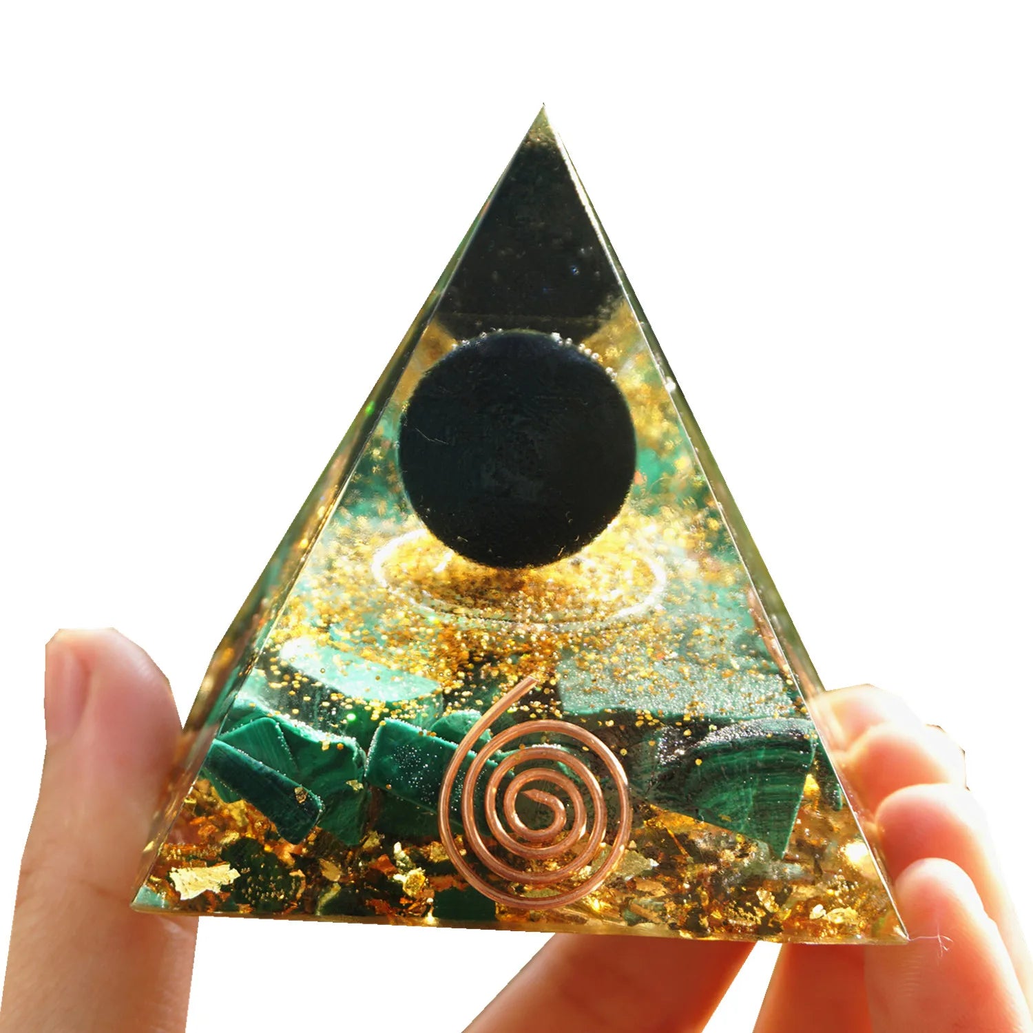 Orgonite Puissante Protection Obsidienne