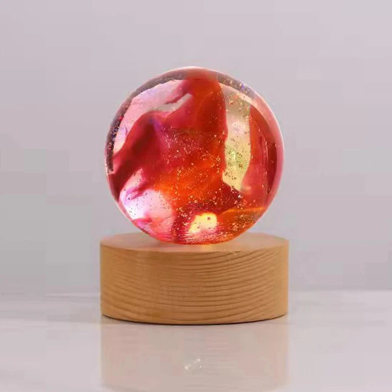 Mini Boule Magique Luminescente Rouge