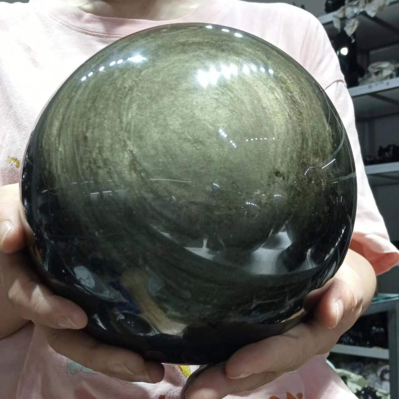 Boule Obsidienne Géante