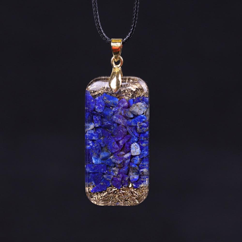 Pendentif Orgonite "Énergie Cosmique" en Lapis Lazuli