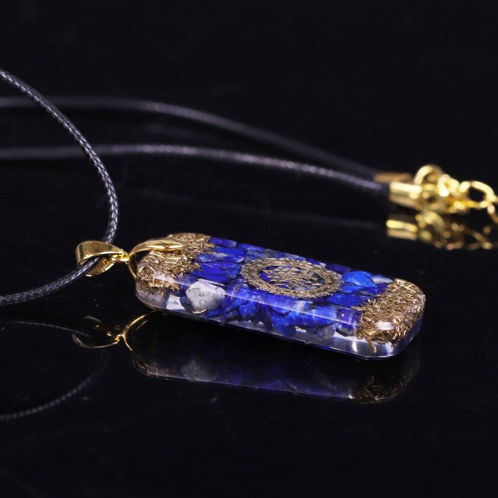 Pendentif Orgonite "Énergie Cosmique" en Lapis Lazuli