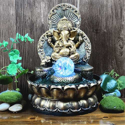 Fontaine avec Boule Ganesh