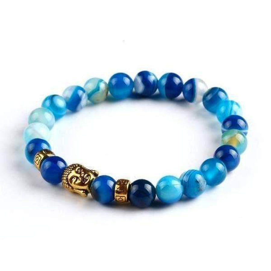 Bracelet Bouddha Bleu Turquoise