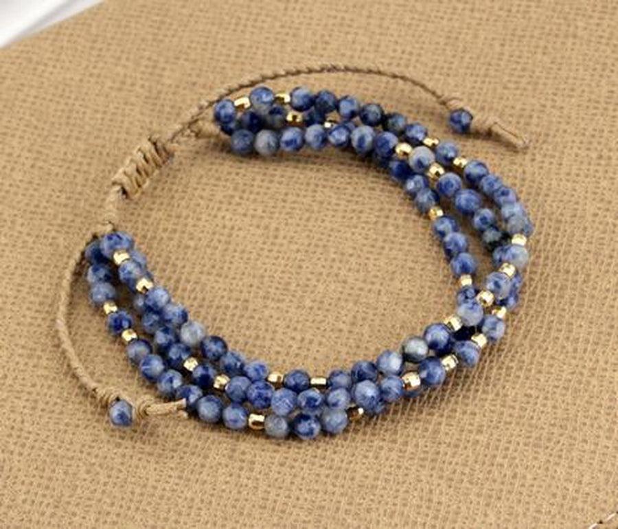 Bracelet en perles de Sodalite