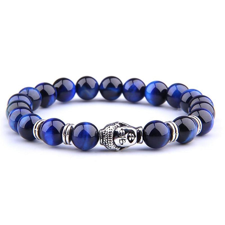 Bracelet Lapis Lazuli Tête de Bouddha