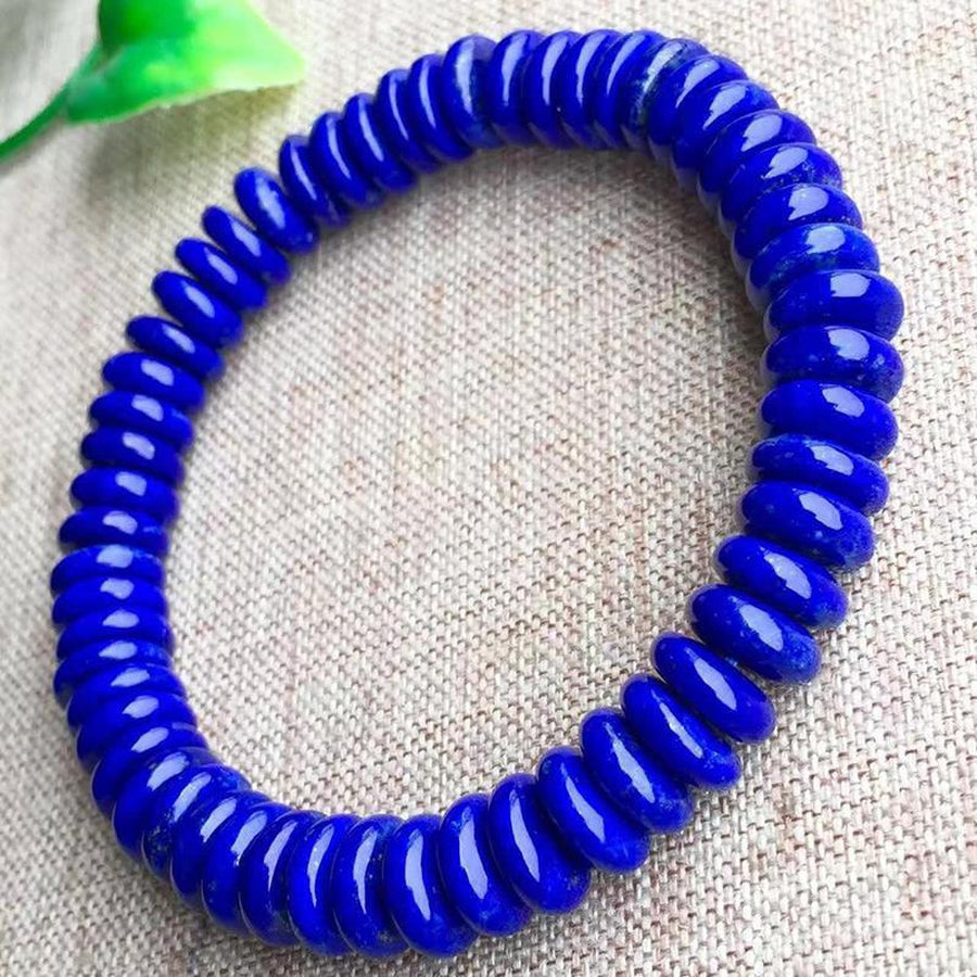 Bracelet en Lapis Lazuli Perle Ovale