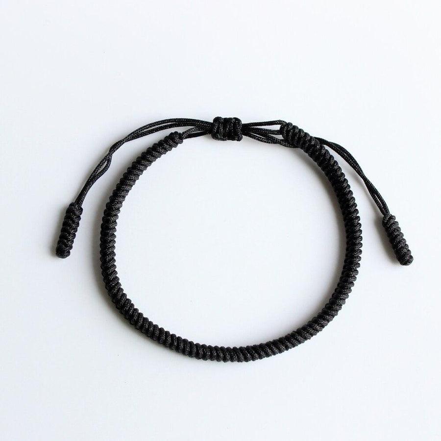 Bracelet Tibétain de Chance Noir
