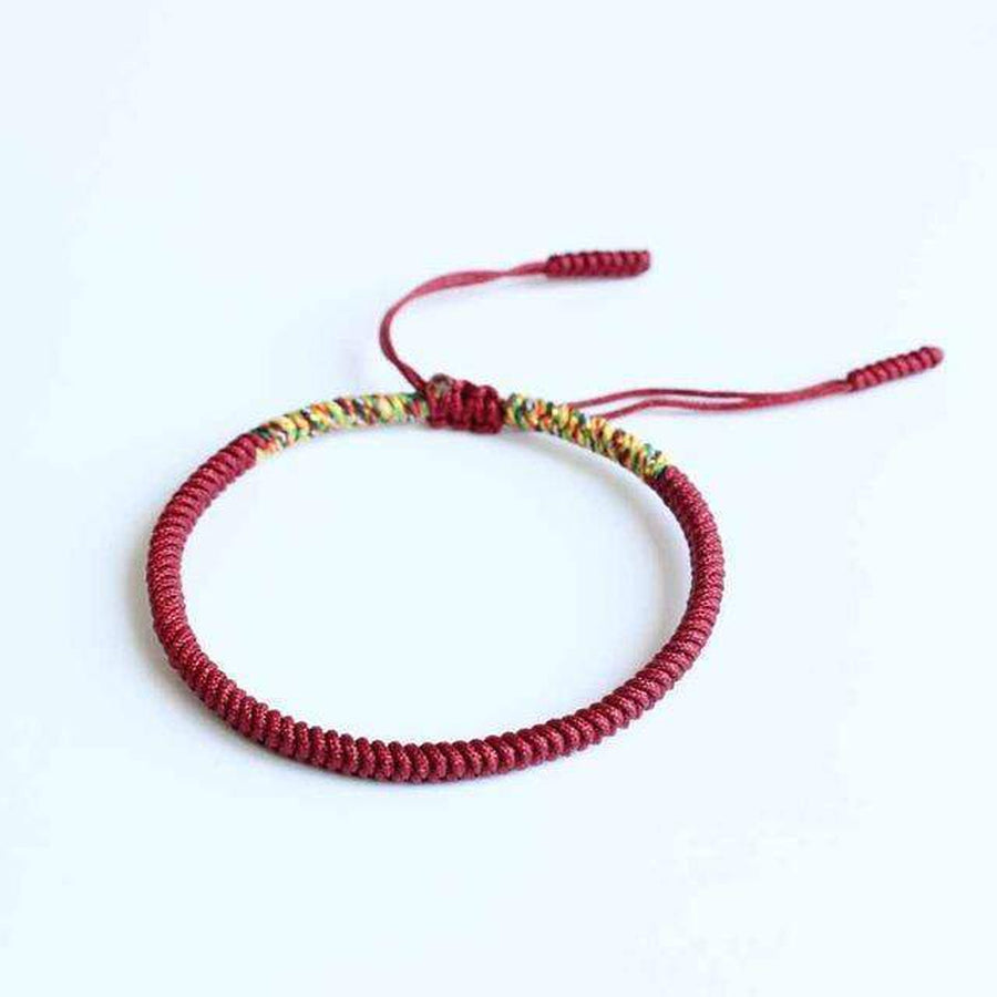 Bracelets Tibétain Porte Bonheur tressés à la main