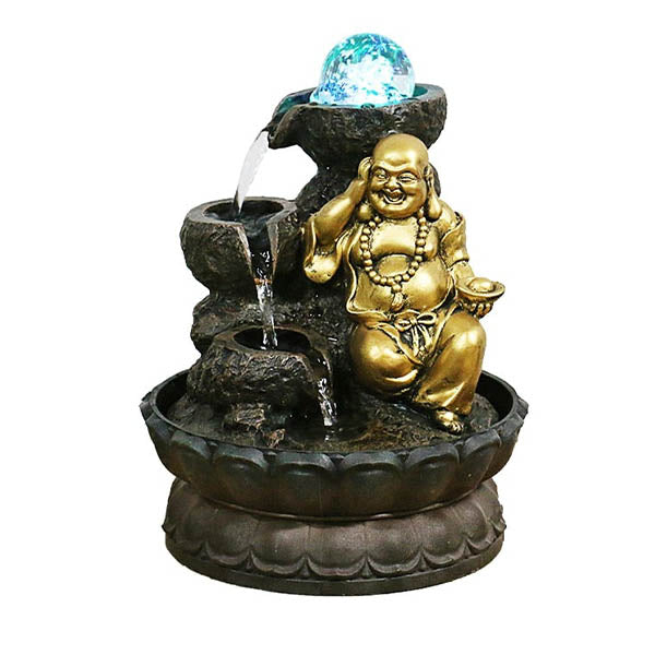 Fontaine Bouddha Intérieure avec Boule