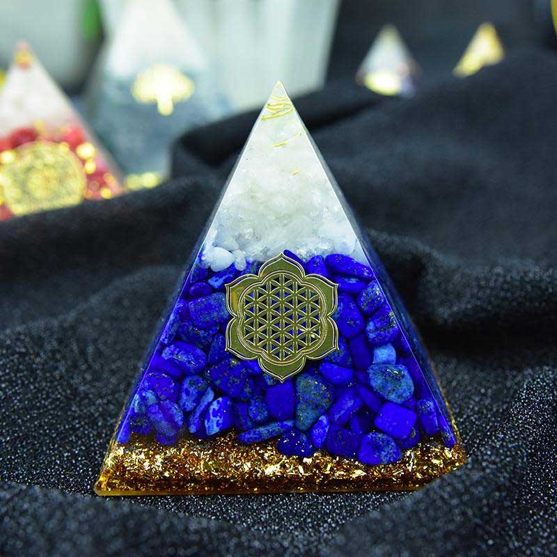 Pyramide Orgonite Lapis Lazuli