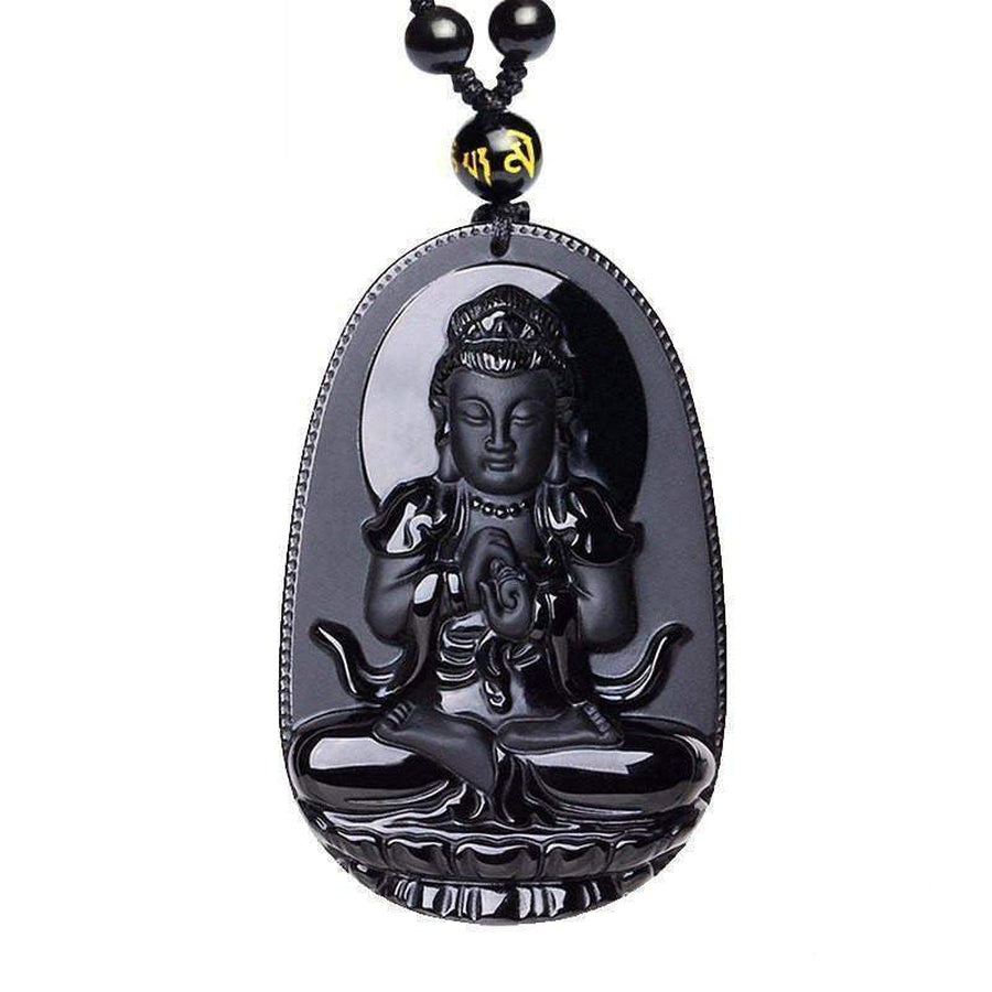 Pendentifs de Protection Bouddha en Obsidienne - signe astrologique chinois