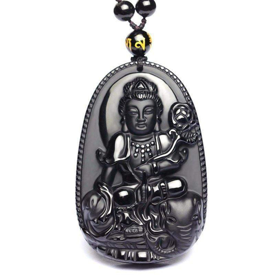 Pendentifs de Protection Bouddha en Obsidienne - signe astrologique chinois